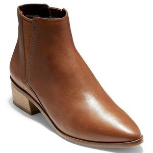 Cole Haan Tan Marinne Leather Ankle Boot Size 8B
